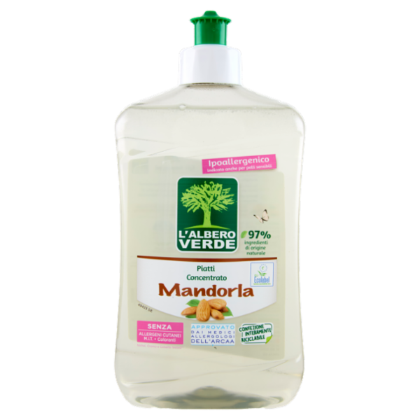 L'Albero Verde Piatti Concentrato Mandorla 500 ml