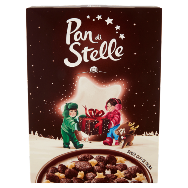 Pan di Stelle Cereali Croccanti al Cacao e Dolci Stelle di Riso e Frumento 325g