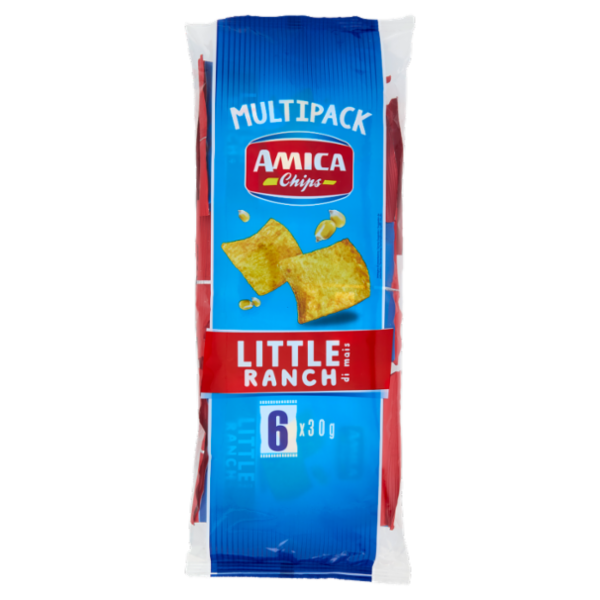 Amica Chips Little Ranch di mais 6 x 30 g