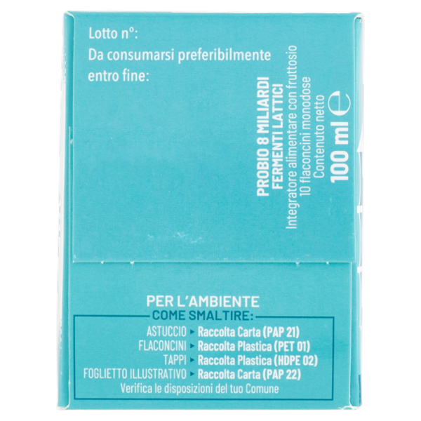 equilibra Probio 8 Miliardi Fermenti Lattici 10 Flaconcini Monodose 100 ml