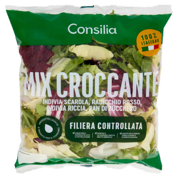 Consilia Mix Croccante Lavato e Pronto per il Consumo 250 g