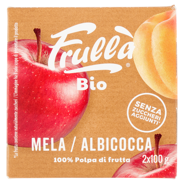 Frullà Bio Mela / Albicocca 2 x 100 g
