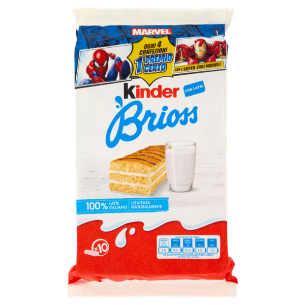 Kinder Brioss con i Super-Eroi Marvel 10 x 27 g