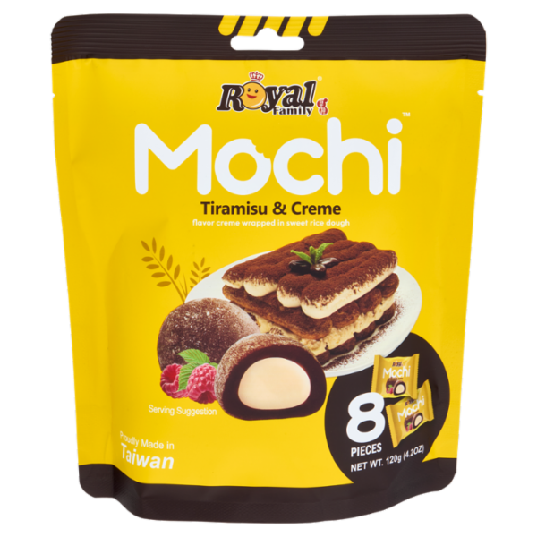 Royal Family Mochi Tiramisu & Creme 8 Pieces 120 g
