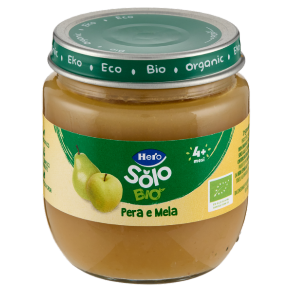 Hero Solo Bio Pera e Mela 120 g