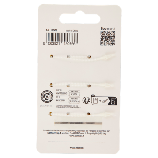 elison City Style Pinze Turtle Piccole 6 pz