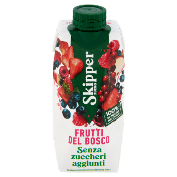 Zuegg Skipper Frutti del Bosco Senza zuccheri aggiunti 330 ml