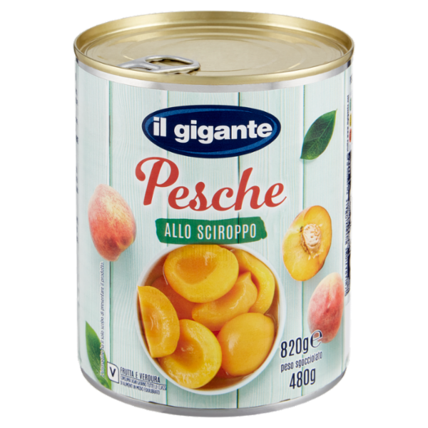 IL GIGANTE Pesche allo Sciroppo 820 g