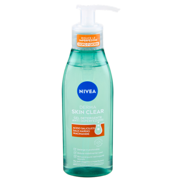 Nivea Derma Skin Clear Gel Detergente Anti-Imperfezioni 150 ml