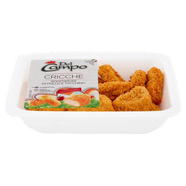 Del Campo Cricche Bocconcini di Pollo e Tacchino 0,230 kg