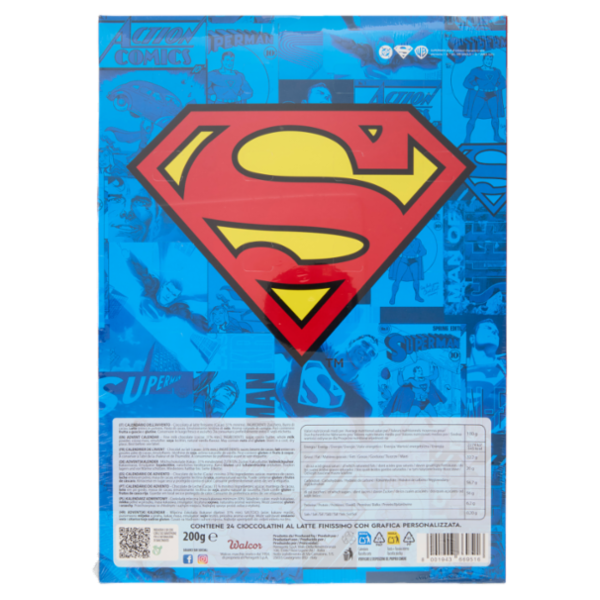 Walcor Calendario dell'Avvento DC Heroes Superman 200 g