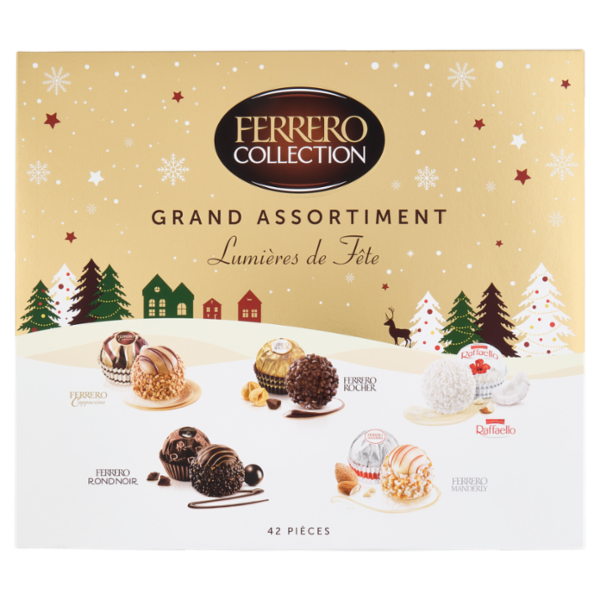Ferrero Collection Grand Assortiment Lumières de Fete 42 pezzi 431 g