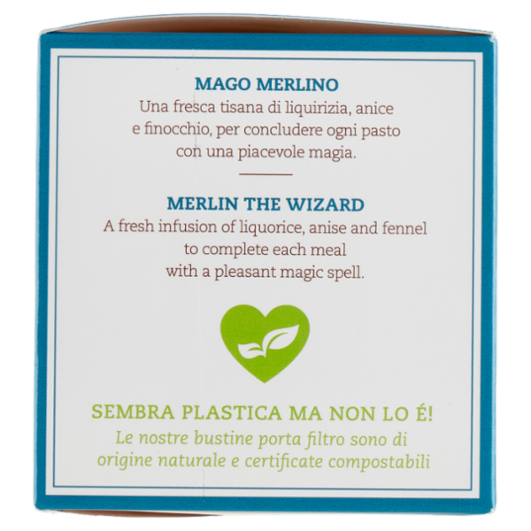 Reginadifiori mago Merlino Tisana dopopasto con liquirizia, anice e finocchio 15 x 3 g