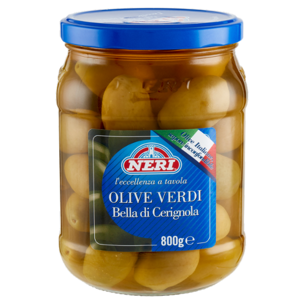 Neri Olive Verdi Bella di Cerignola 800 g