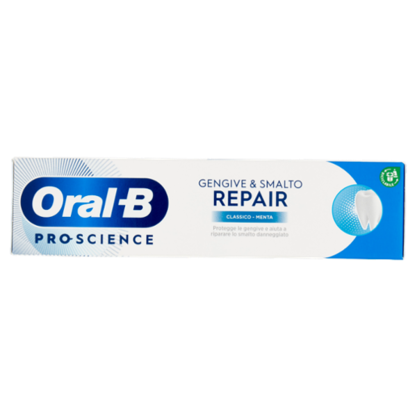 Oral-B Pro-Science Dentifricio Gengive & Smalto Repair Classico - Menta 75 ml