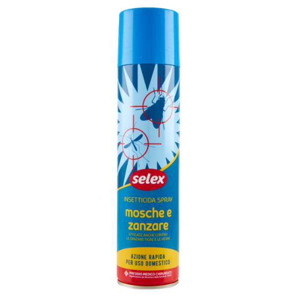 Selex Insetticida Spray Contro Mosche e Zanzare 400 ml