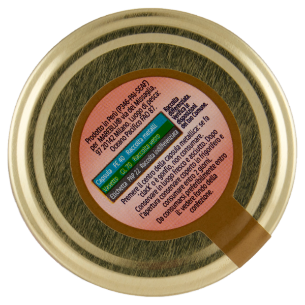 Mareblu Leggeri Filetti di Tonno in Acqua con un Filo d'Olio Extra Vergine di Oliva 180 g