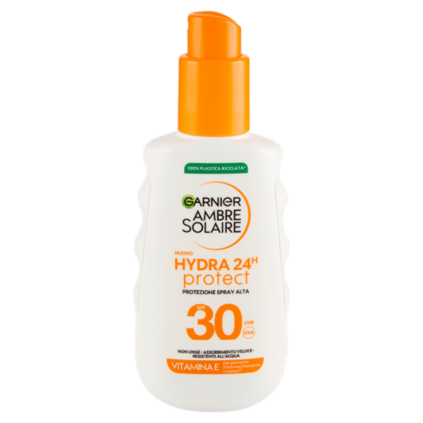 Garnier Ambre Solaire Hydra 24H Protect Protezione Spray Alta SPF30 150 ml