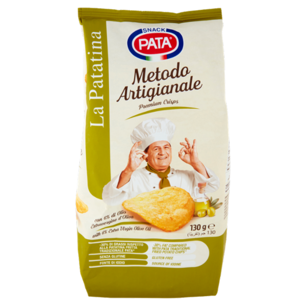 Pata la Patatina Metodo Artigianale con 6% di Olio Extravergine di Oliva 130 g