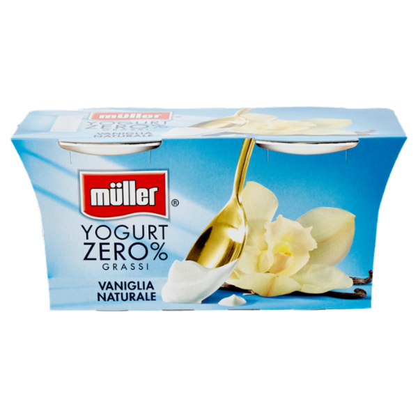 müller Yogurt Zero% Grassi Vaniglia Naturale 2 x 125 g
