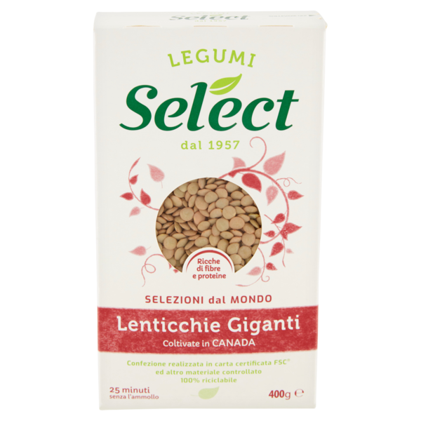Select Selezioni dal Mondo Lenticchie Giganti 400 g