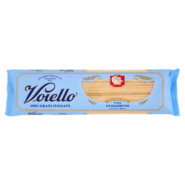 Voiello Pasta Lo Spaghetto N°104 grani 100% italiani Trafilata bronzo 500g