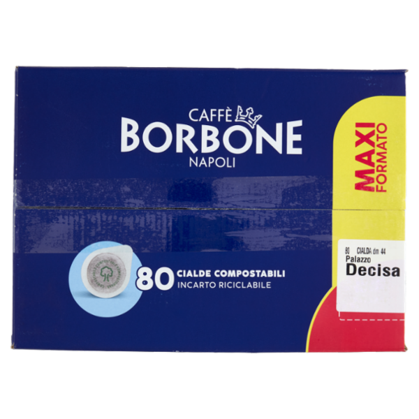 Caffè Borbone Miscela Decisa Cialde Compostabili 80 x 7,2 g