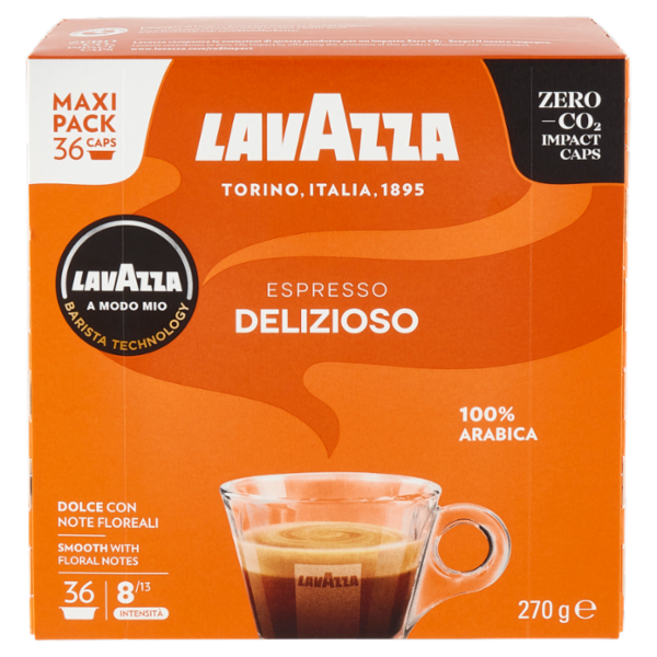 Lavazza A Modo Mio Espresso Delizioso 36 Capsule 270 g
