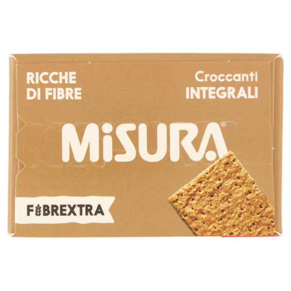 Misura Fibrextra Croccanti Integrali con Semi di Sesamo, Fiocchi d'Avena e Chia 160 g