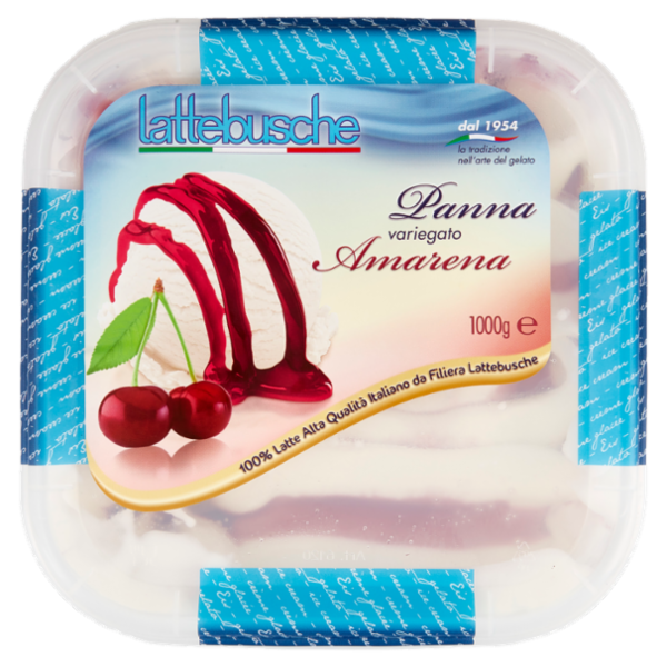 lattebusche Panna variegato Amarena 1000 g
