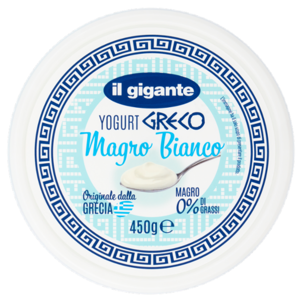 IL GIGANTE Yogurt Greco Magro Bianco 450 g