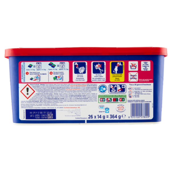 DIXAN PowerCaps Color 26pz (364g)