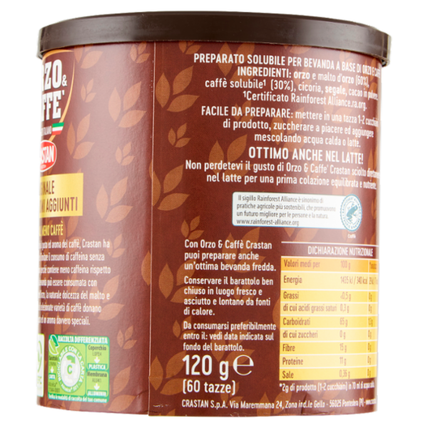 Crastan Orzo & Caffè Solubile 120 g
