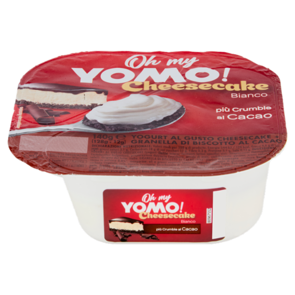 Oh my Yomo! Cheesecake Bianco più Crumble al Cacao 140 g