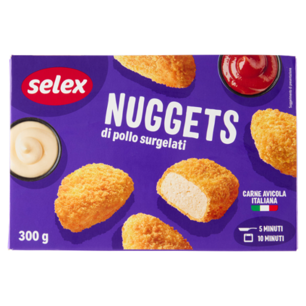 Selex Nuggets di Pollo Surgelati 300 g