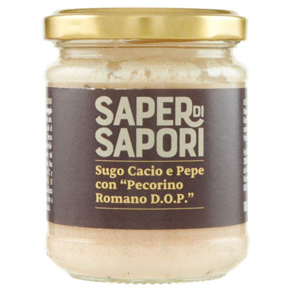 Selex Saper di Sapori Sugo Cacio e Pepe con Pecorino Romano D.O.P. 180 g