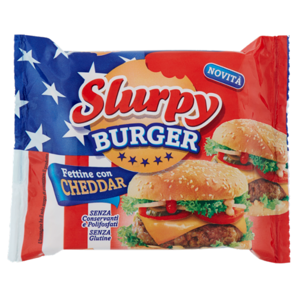 Slurpy Burger Fettine con Cheddar 175 g