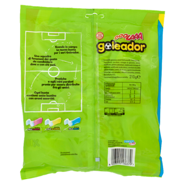 goleador Ooolaaa Mix 7 Bustine 210 g