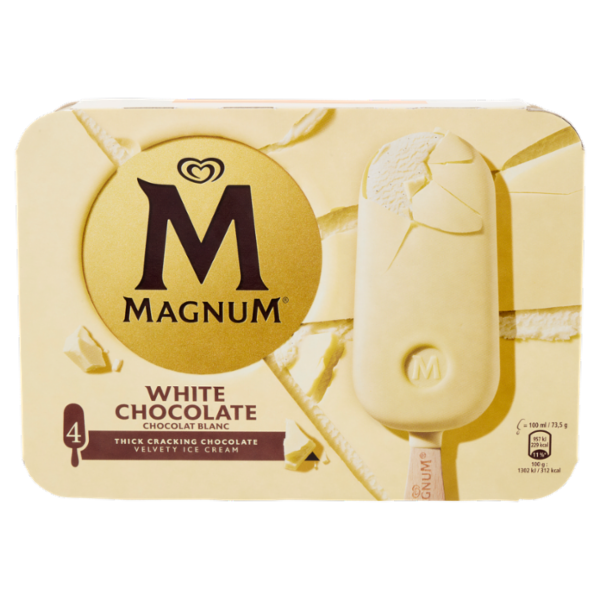 Magnum White Chocolate 4 x 73,5 g