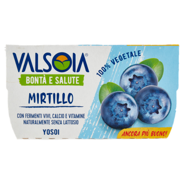 Valsoia Bontà e Salute Yosoi Mirtillo 2 x 125 g