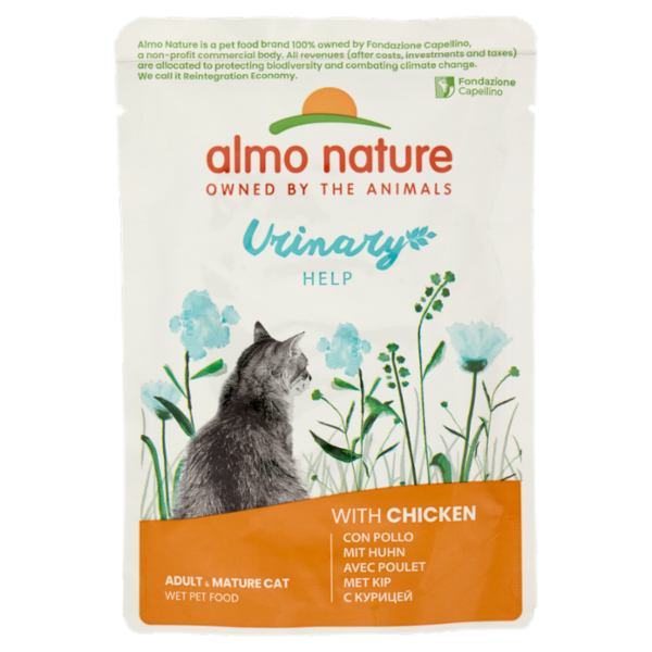 almo nature Urinary Help Adult & Mature Cat con Pollo 70 g