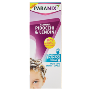 Paranix Elimina Pidocchi & Lendini Trattamento Shampoo + Pettine 200 Ml