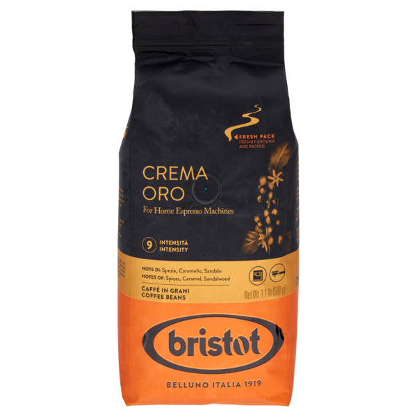 bristot Crema Oro Caffè in Grani 500 g