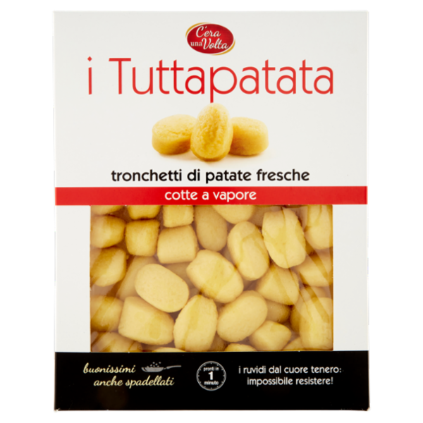 C'era una Volta i Tuttapatata tronchetti di patate fresche cotte a vapore 400 g