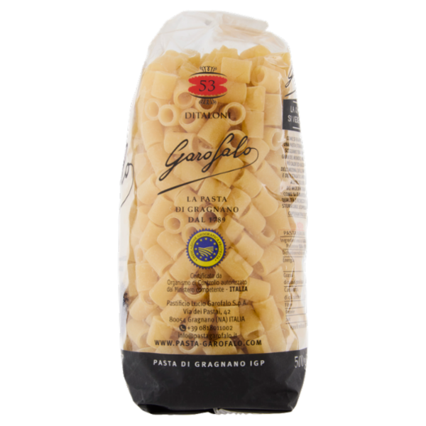 Garofalo Ditaloni 53 Pasta di Gragnano IGP 500 g