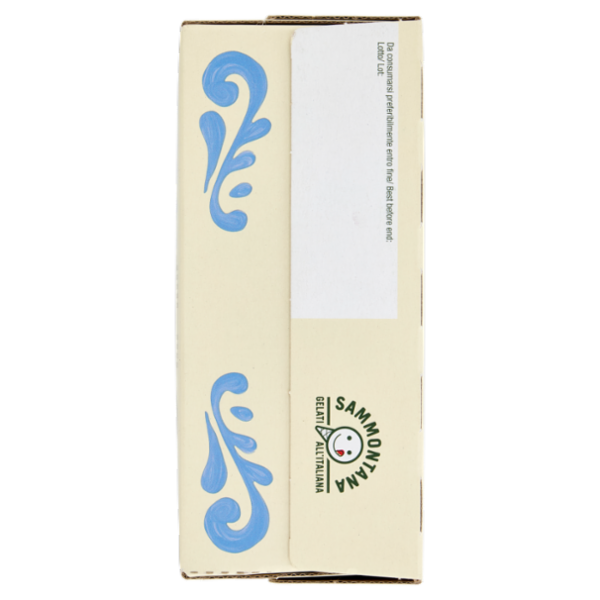 Sammontana Amando 4 Coni Gelato alla Vaniglia, Variegato al Cacao e Nocciola 4 x 75 g