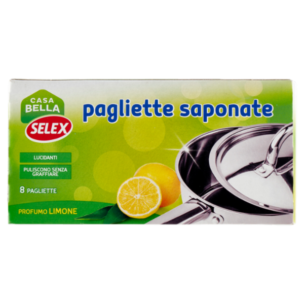 Selex Casa Bella Pagliette Saponate Profumo Limone 8 pezzi