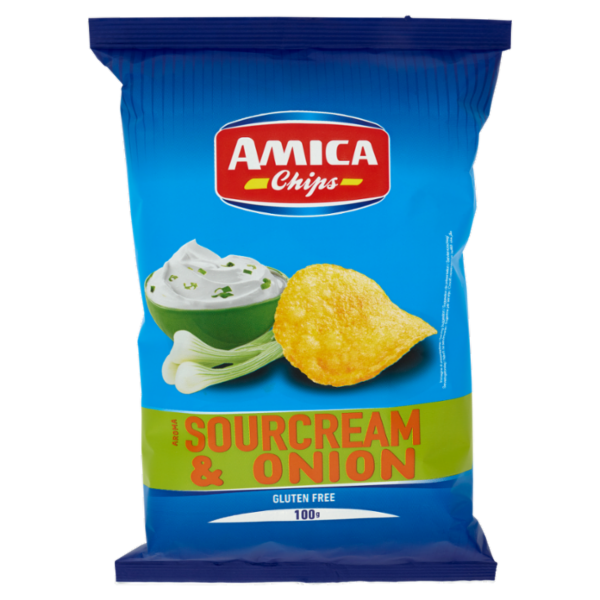 Amica Chips Aroma Sourcream & Onion 100 g