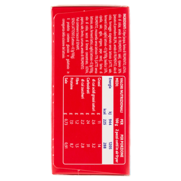 Sofficini Findus 4 Sofficini Pomodoro più Mozzarella Senza Lattosio 250 g