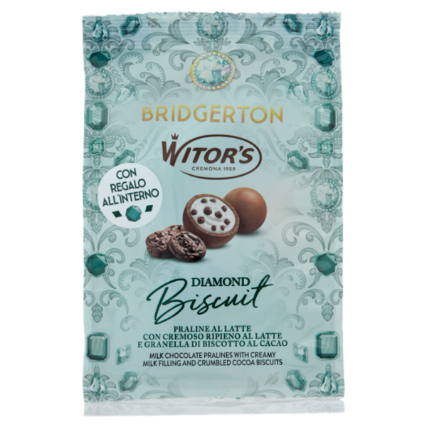 Witor's Bridgerton Diamond Biscuit Praline al Latte 180 g